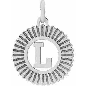 Sterling Silver Initial L Pendant