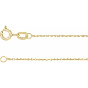 14K Yellow .50 mm Diamond-Cut Singapore 7 Chain
