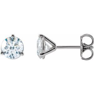 14K White 1 1/4 CTW Lab-Grown Diamond Stud Earrings