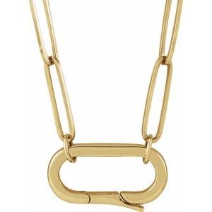 14K Yellow Charm 16 Necklace