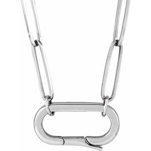 14K White Charm 16 Necklace