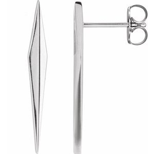Sterling Silver Geometric Earrings