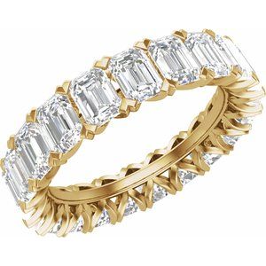 14K Yellow 5 7/8 CTW Lab-Grown Diamond Eternity Band