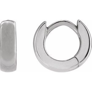Sterling Silver 8 mm Hoop Earring