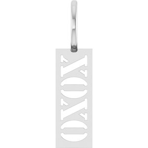 Sterling Silver XOXO Charm/Pendant