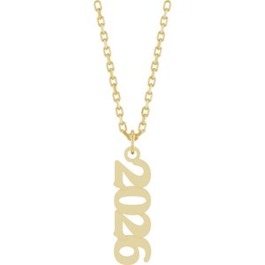 14K Yellow Petite 2026 18 Necklace