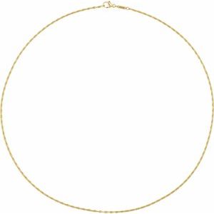14K Yellow 1.5 mm Barleycorn 20 Chain
