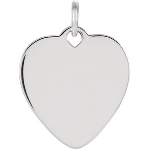 Sterling Silver Heart Charm