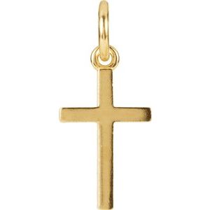 14K Yellow Posh Mommy�� Cross Charm