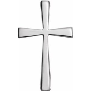 Sterling Silver 18x11 mm Cross Pendant