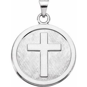 Sterling Silver 23 mm Cross Pendant