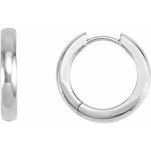 Sterling Silver 16 mm Hoop Earrings