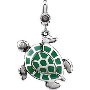 Sterling Silver Turtle Charm