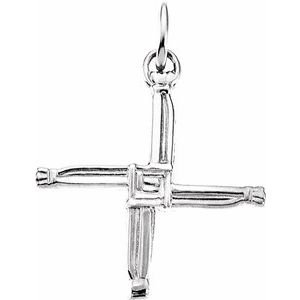 Sterling Silver St. Bridgets Cross Pendant