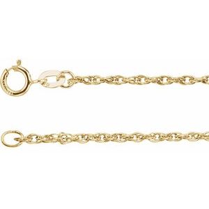 14K Yellow Gold-Filled 1.5 mm Rope 24 Chain
