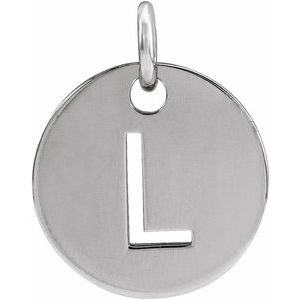 Sterling Silver Initial L Pendant