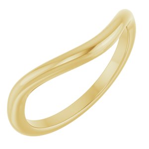 14K Yellow 1.9 mm Contour Band