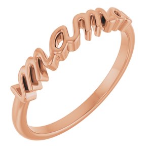 14K Rose Mama Ring
