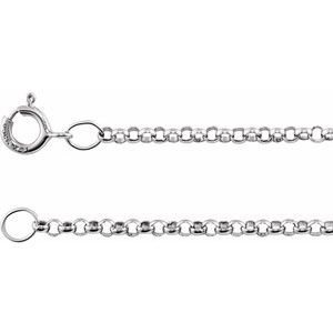 Sterling Silver 1.5 mm Rolo 16-18-20-30 Chain